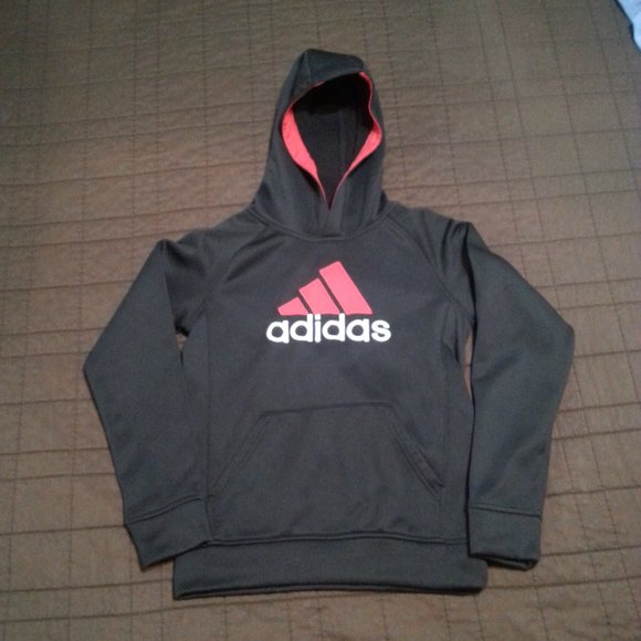 Adidas Other - Adidas  Hoodie Sweater Sweatshirt Black(embroidered) Climawarm